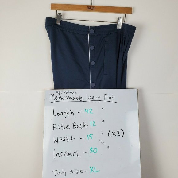 Tory Burch Sports Track Suit Blue Breakaway Pants - Picture 7 of 7